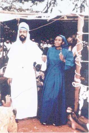 Maitreya l'Instructeur mondial avec Mary Akatsa &agrave; Nairobi, juin 1988